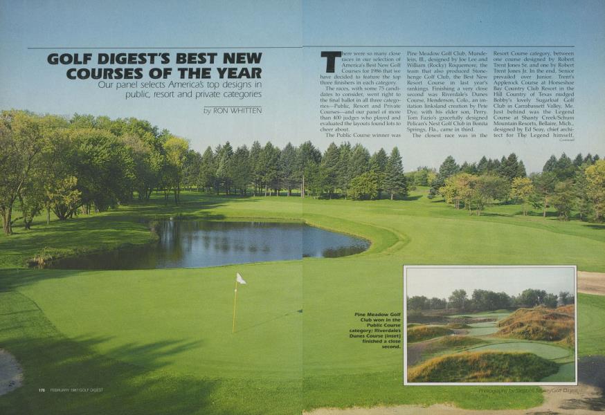 GOLF DIGEST'S BEST NEW COURSES OF THE YEAR