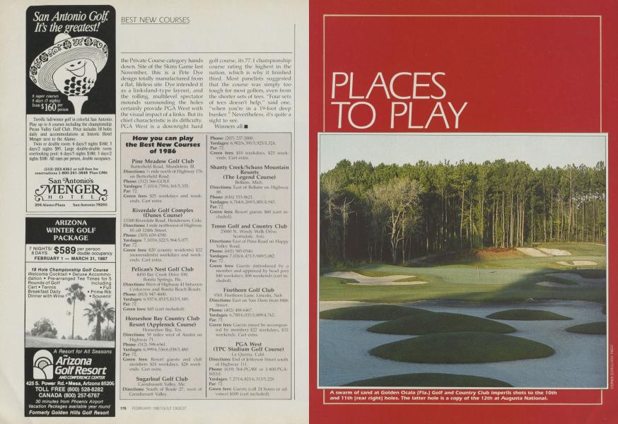 PLACES TO PLAY