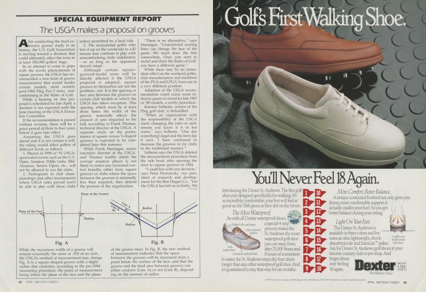 The USGA makes a proposal on grooves