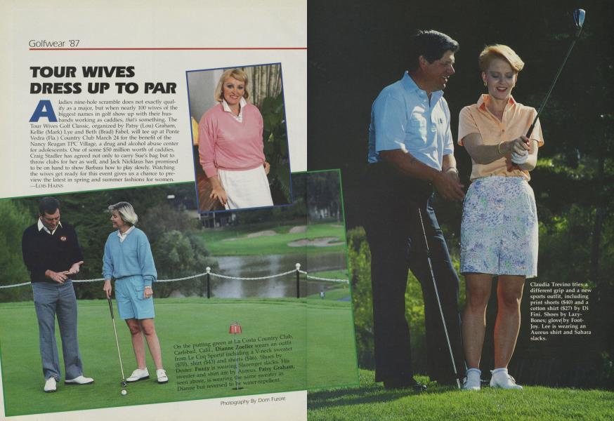 TOUR WIVES DRESS UP TO PAR