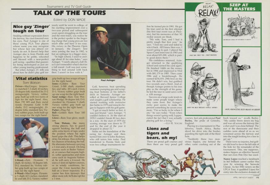 TALK OF THE TOURS
