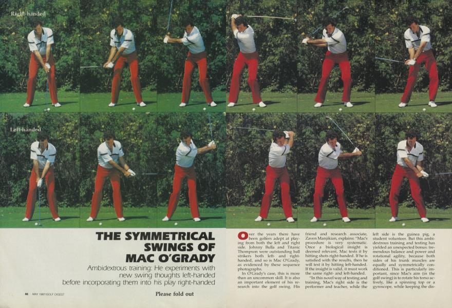 THE SYMMETRICAL SWINGS OF MAC O'GRADY
