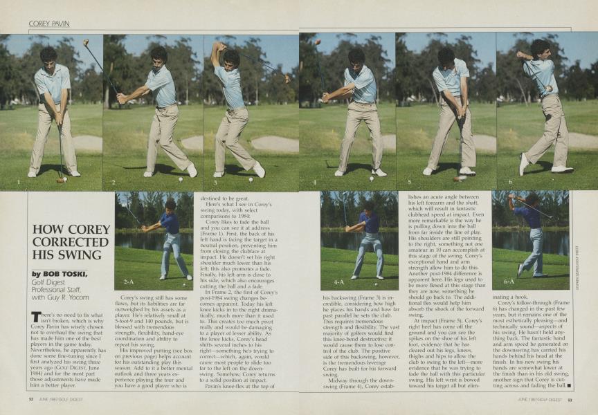 HOW COREY CORRECTED HIS SWING