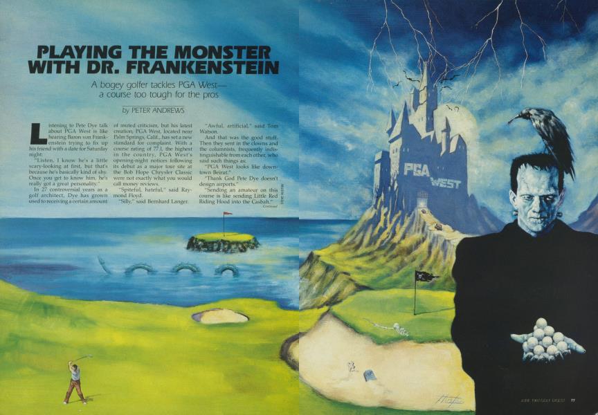 PLAYING THE MONSTER WITH DR. FRANKENSTEIN