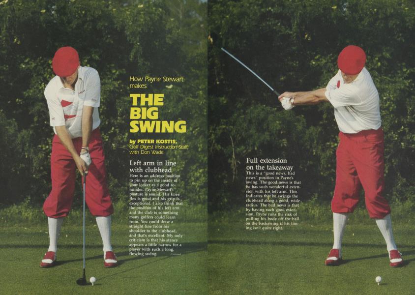 How Payne Stewart makes the big swing