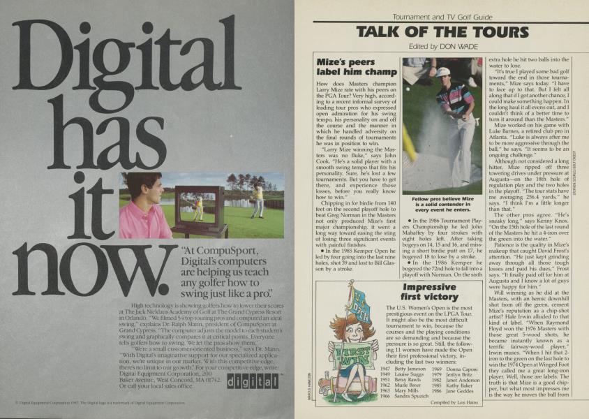 TALK OF THE TOURS