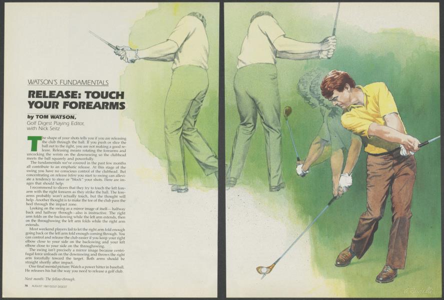 RELEASE: TOUCH YOUR FOREARMS