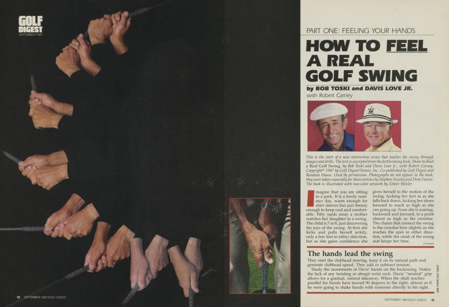 HOW TO FEEL A REAL GOLF SWING