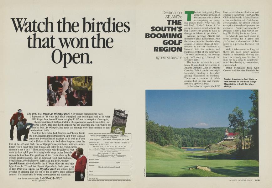 THE SOUTH'S BOOMING GOLF REGION