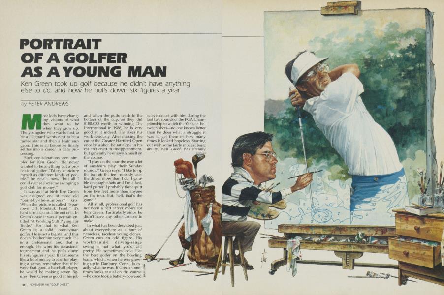 PORTRAIT OF A GOLFER AS A YOUNG MAN