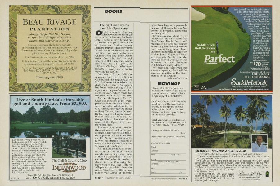 ​The Right Man Writes The U.S. Open Story