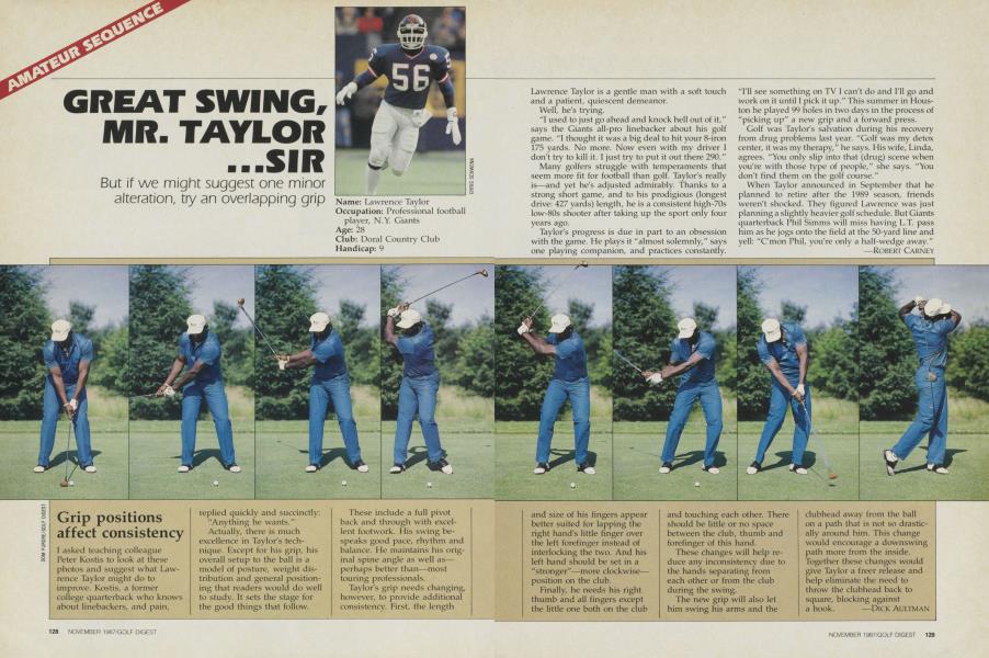 GREAT SWING, MR. TAYLOR ...SIR