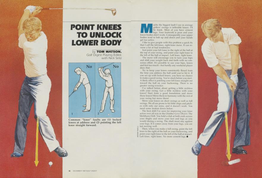 POINT KNEES TO UNLOCK LOWER BODY