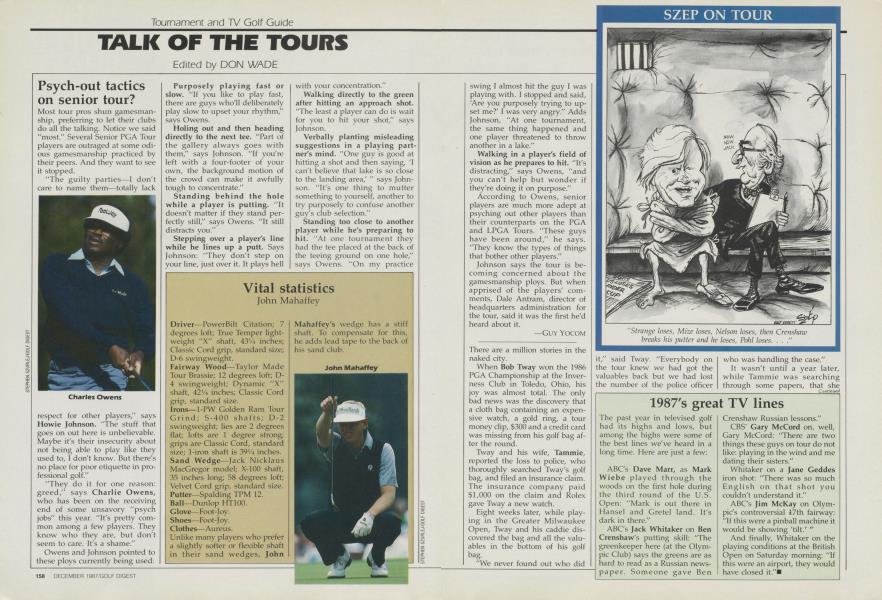 TALK OF THE TOURS
