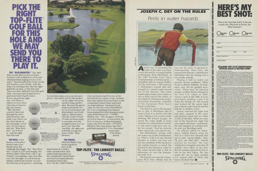 Perils in water hazards