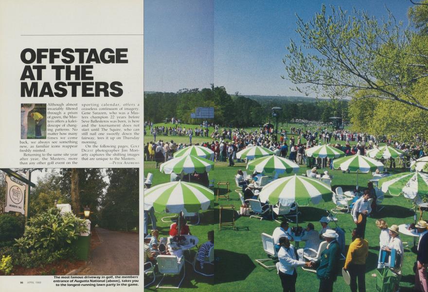 OFFSTAGE AT THE MASTERS