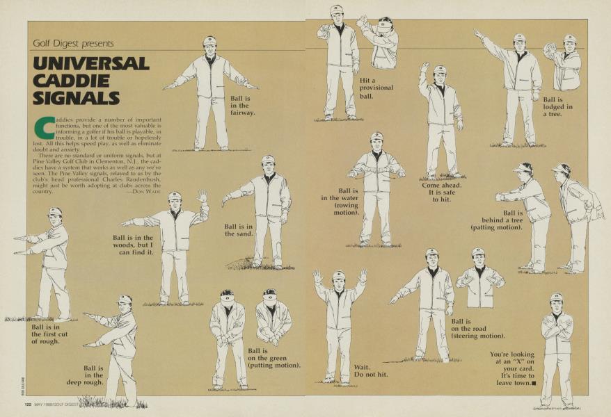 UNIVERSAL CADDIE SIGNALS