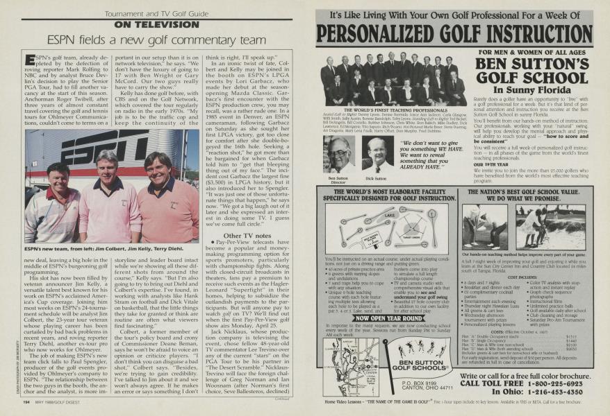 ESPN fields a new golf commentary team