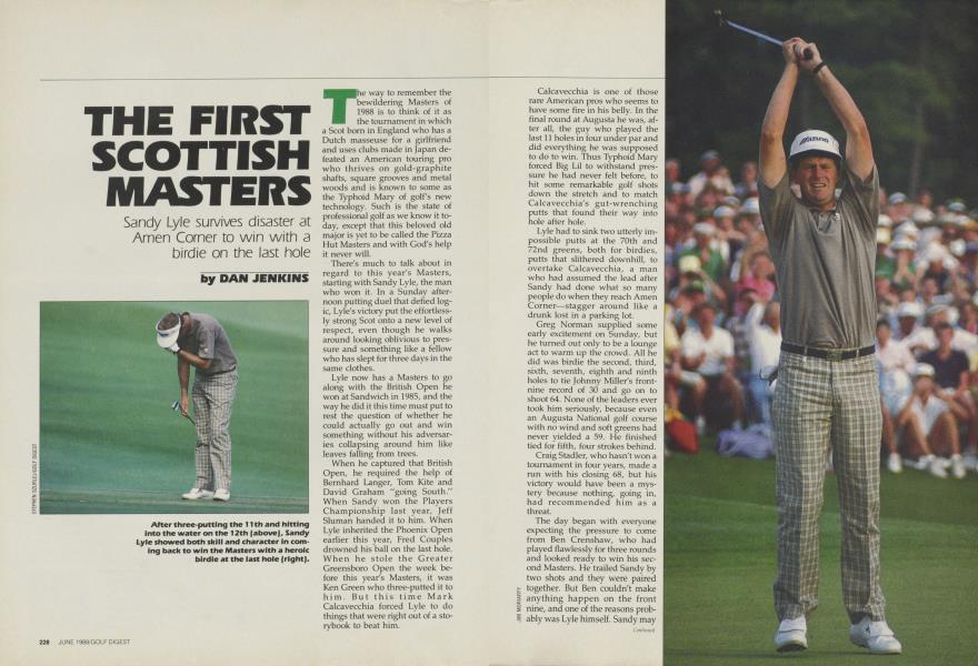THE FIRST SCOTTISH MASTERS