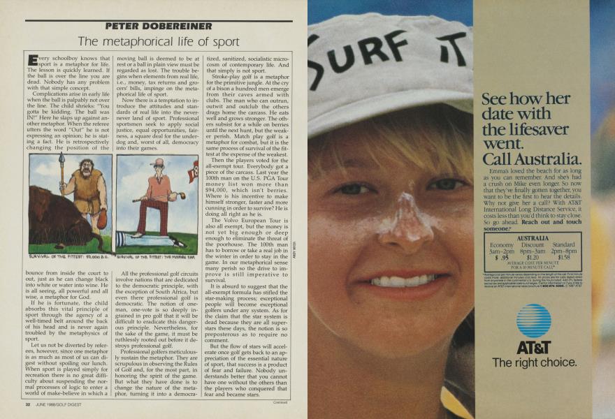 The metaphorical life of sport