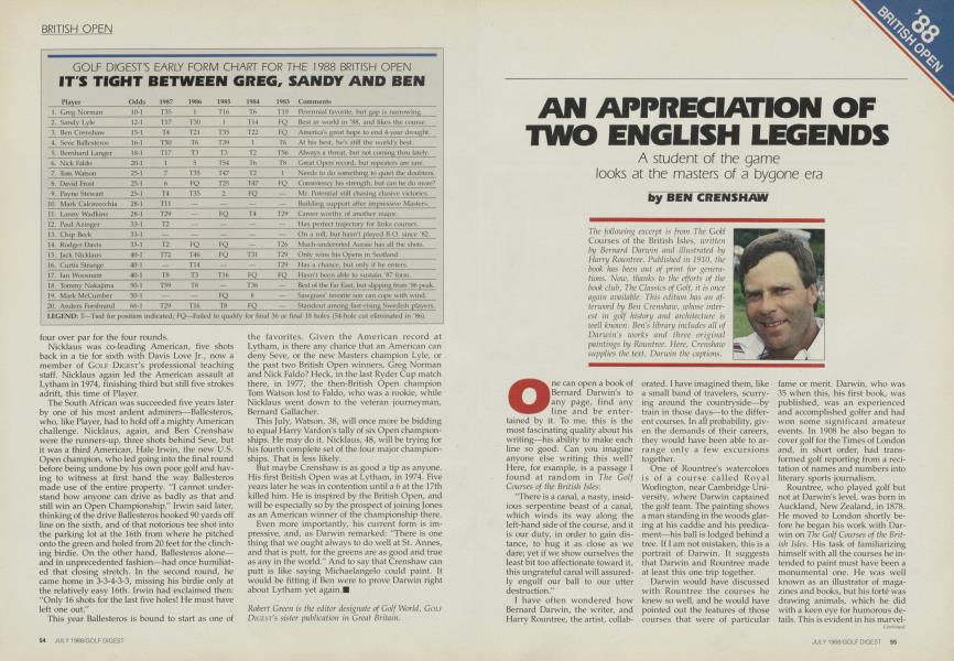 AN APPRECIATION OF TWO ENGLISH LEGENDS