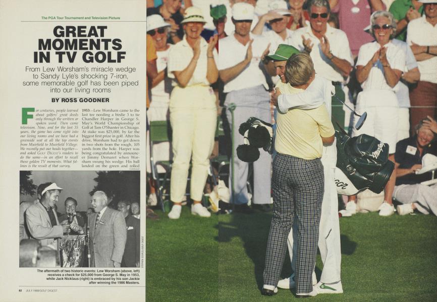 GREAT MOMENTS IN TV GOLF