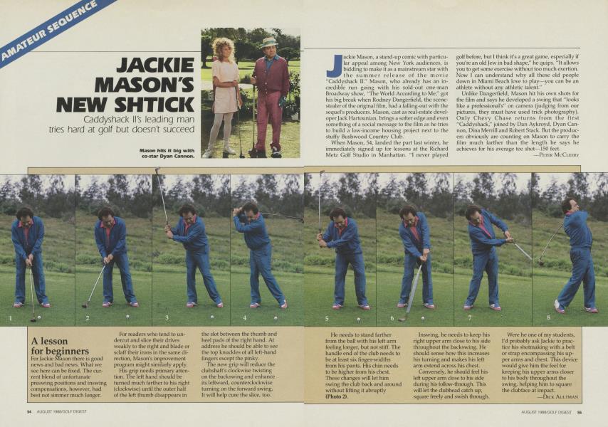 JACKIE MASON'S NEW SHTICK