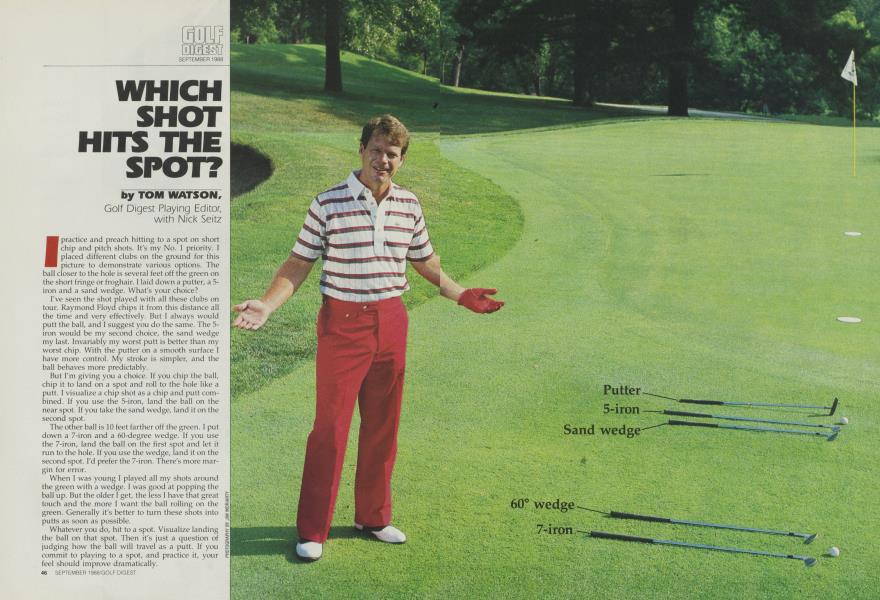 WHICH SHOT HITS THE SPOT?