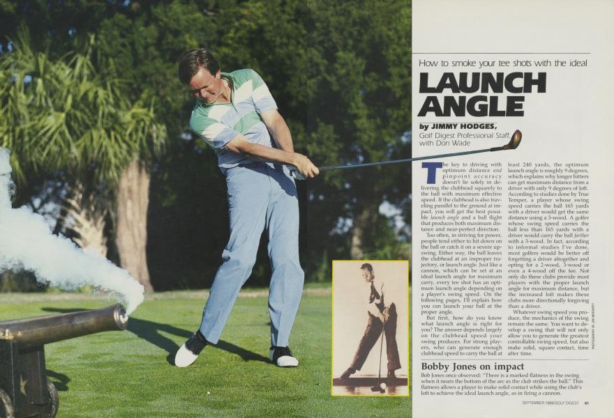 How to smoke your tee shots with the ideal LAUNCH ANGLE