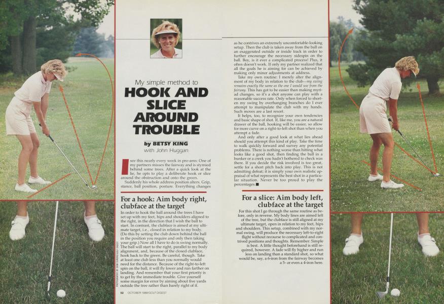 My simple method to HOOK AND SLICE AROUND TROUBLE