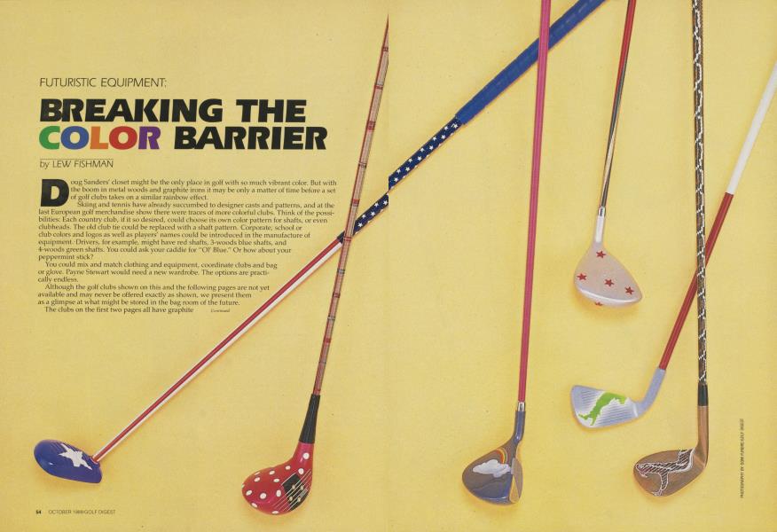 FUTURISTIC EQUIPMENT: BREAKING THE COLOR BARRIER