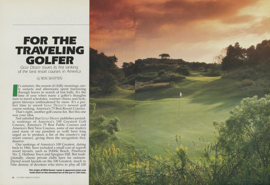 FOR THE TRAVELING GOLFER