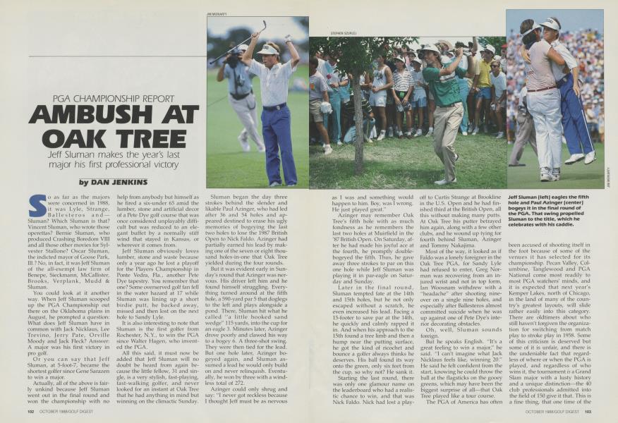 PGA CHAMPIONSHIP REPORT AMBUSH AT OAK TREE