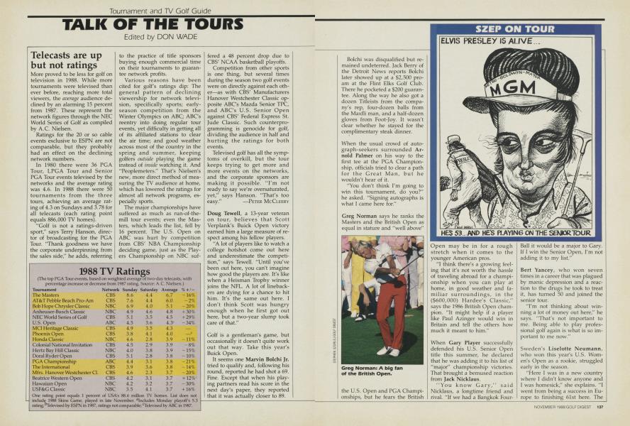 TALK OF THE TOURS