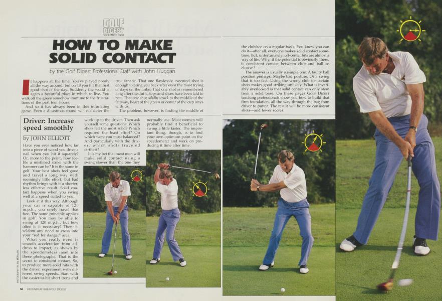 HOW TO MAKE SOLID CONTACT