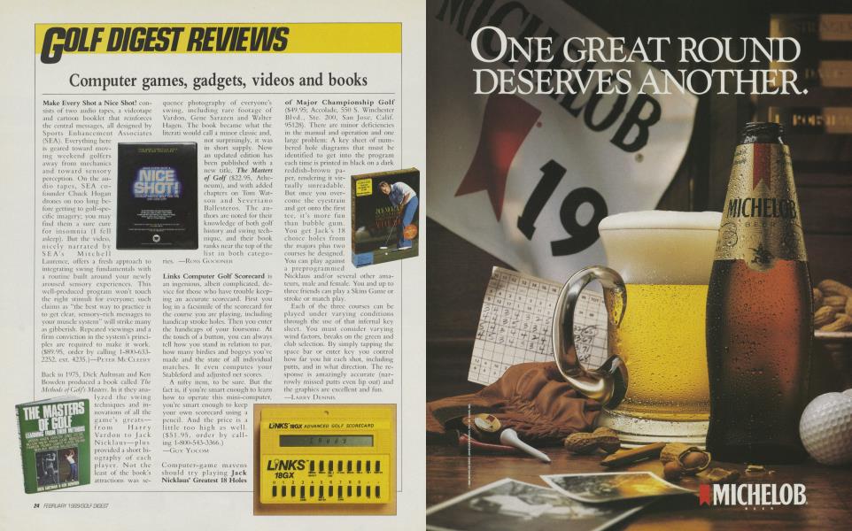 GOLF DIGEST REVIEWS