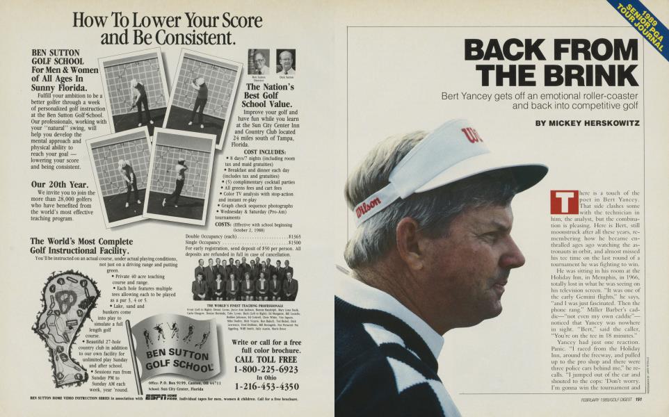 BACK FROM THE BRINK