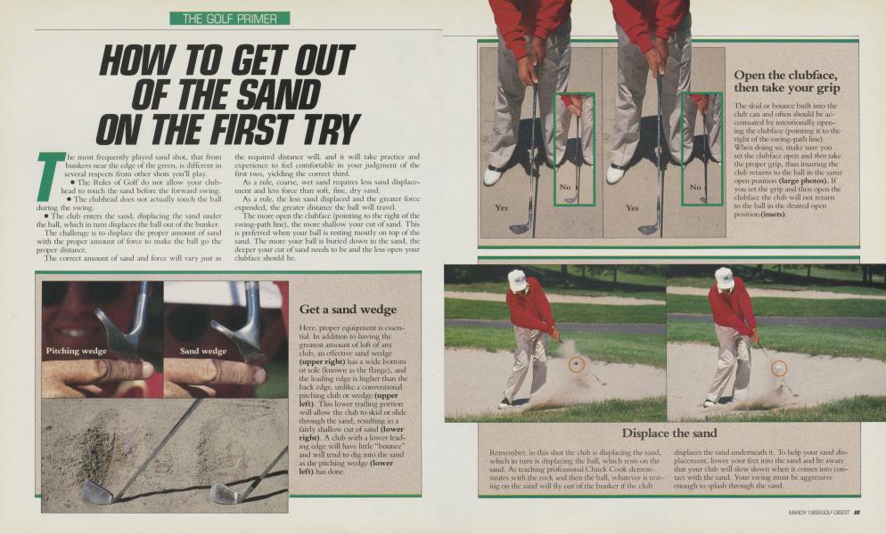 HOW TO GET OUT OF THE SAND ON THE FIRST TRY