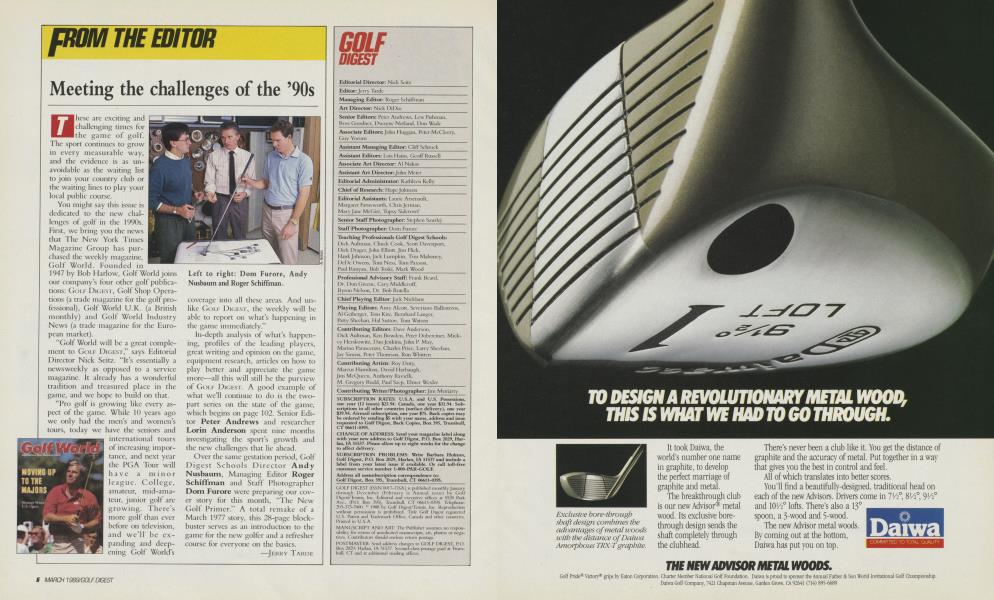 Meeting the challenges of the '90s