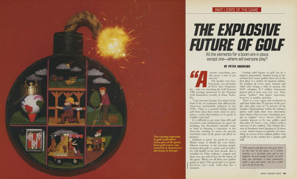 THE EXPLOSIVE FUTURE OF GOLF