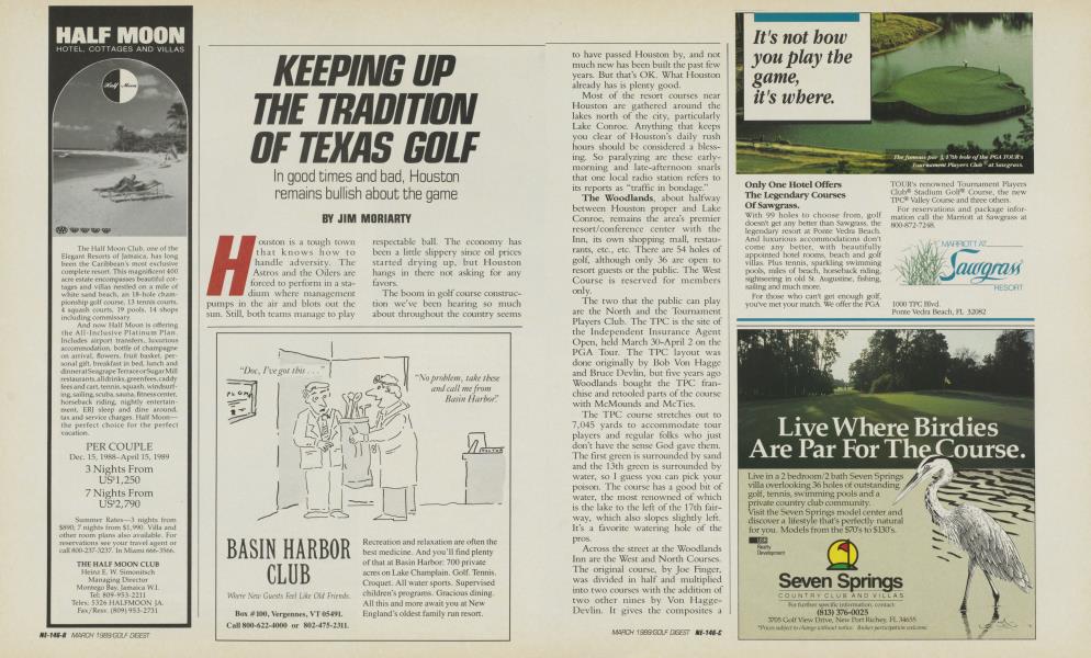 KEEPING UP THE TRADITION OF TEXAS GOLF