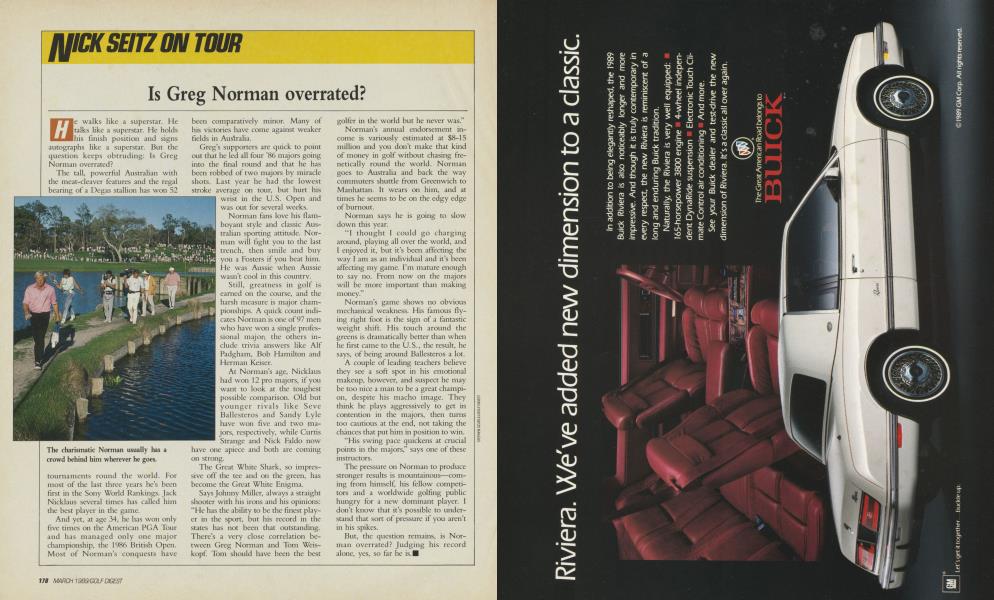 Is Greg Norman overrated?