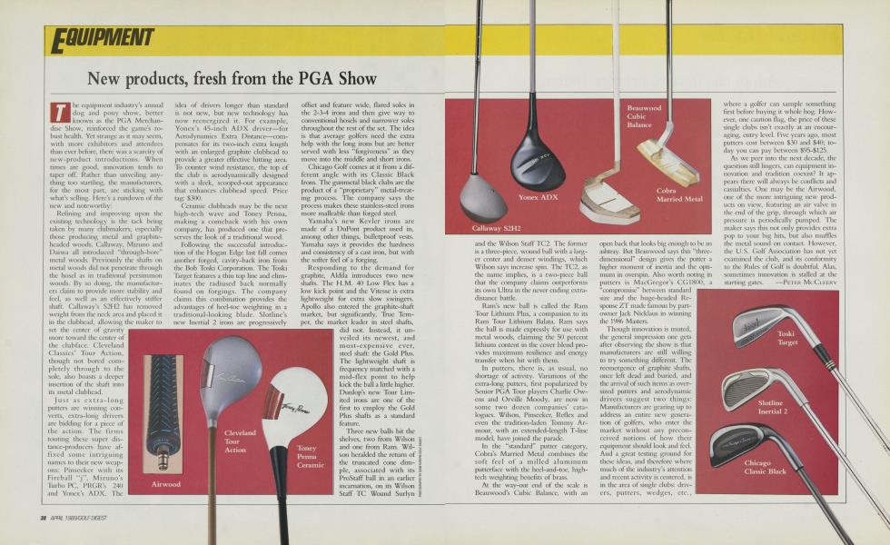 New products, fresh from the PGA Show