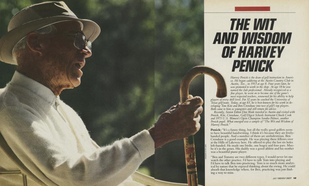 THE WIT AND WISDOM OF HARVEY PENICK