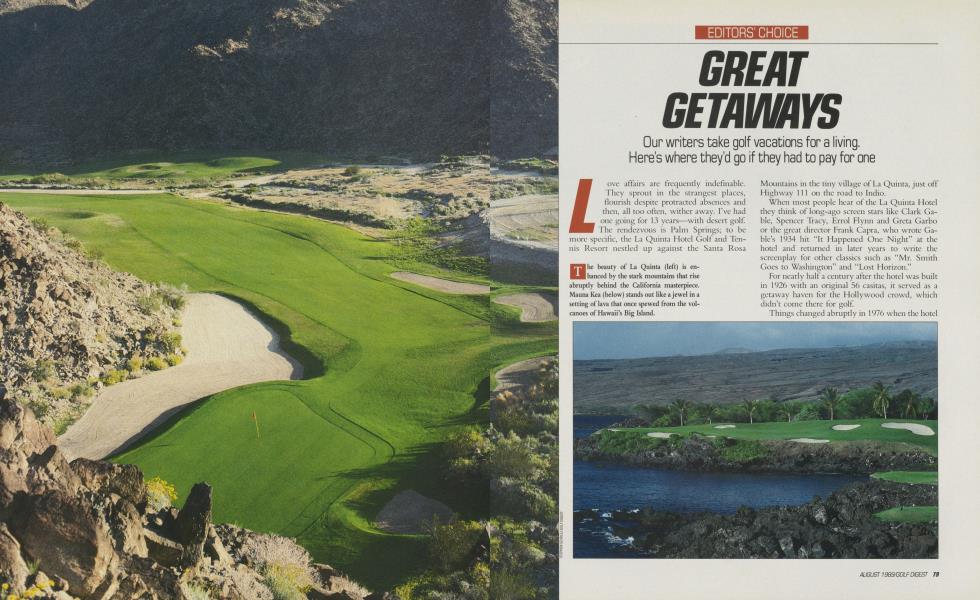 GREAT GETAWAYS