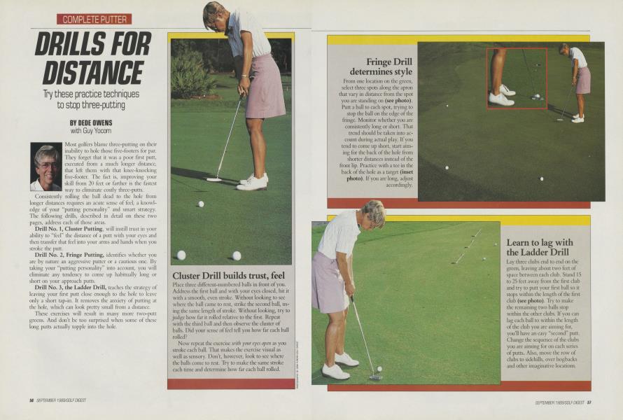 DRILLS FOR DISTANCE
