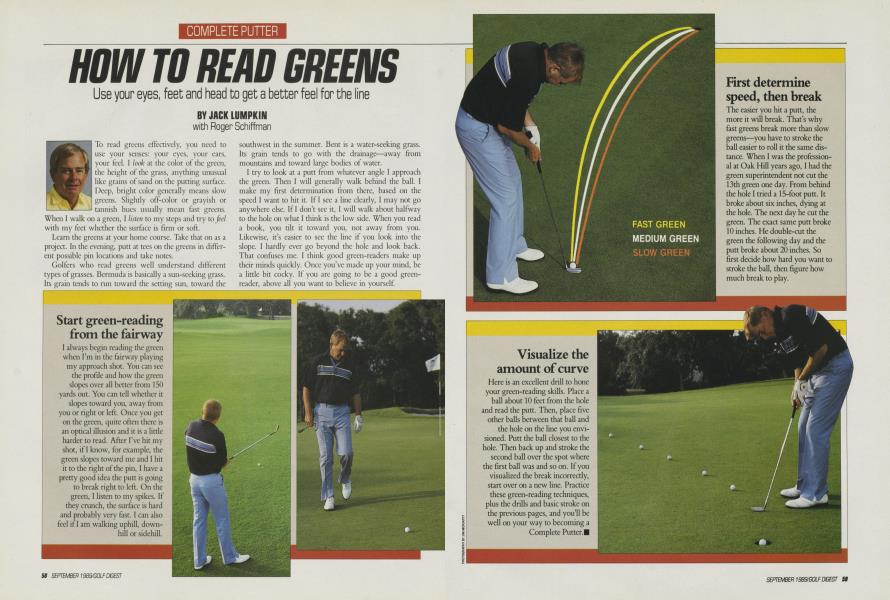 HOW TO READ GREENS