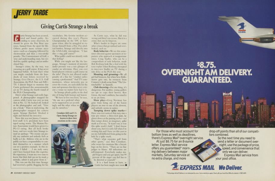 Giving Curtis Strange a break