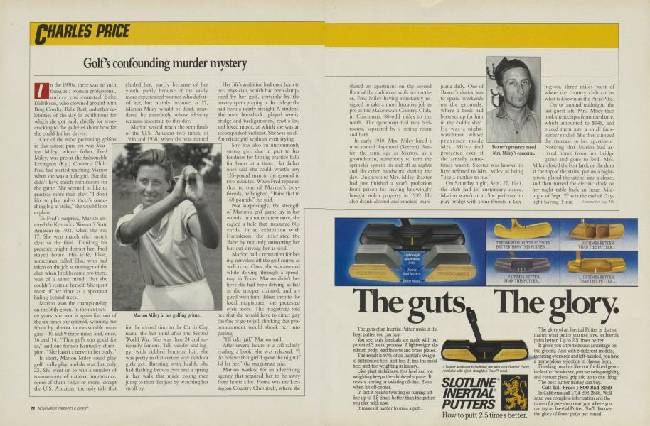 Golf's confounding murder mystery