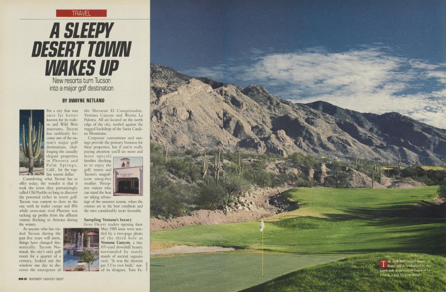 A SLEEPY DESERT TOWN WAKES UP